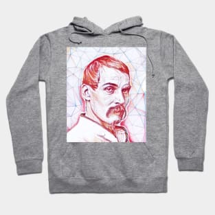 Richard Francis Burton Portrait | Richard Francis Burton Artwork | Line Art Hoodie